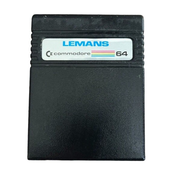 Vintage Commodore 64 Lemans Computer Video Game Cartridge Works - Picture 1 of 1